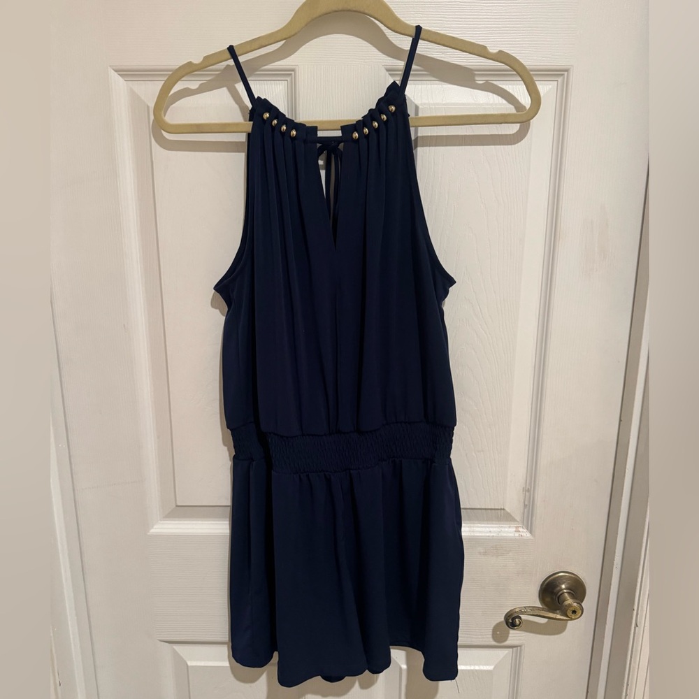 Michael Kors Navy Sleeveless Romper Women’s Size Small, Womens Clothes